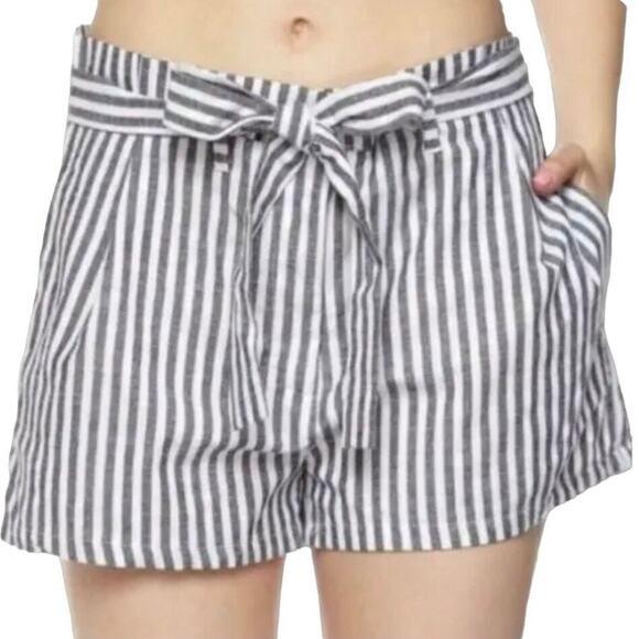 LOVE TREE tie front paper bag shorts - Picture 5 of 6